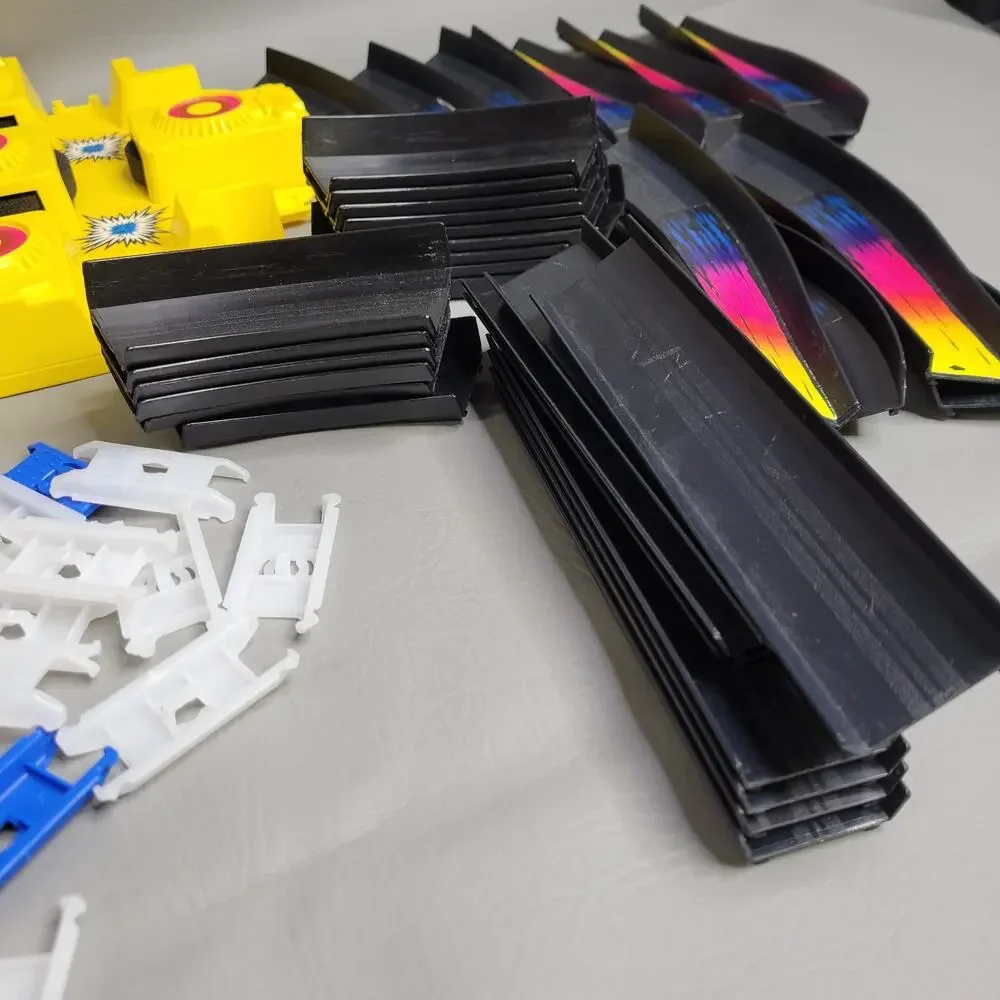1992 Hot Wheels Motorized Criss Cross Crash Track Set VTG Works Complete